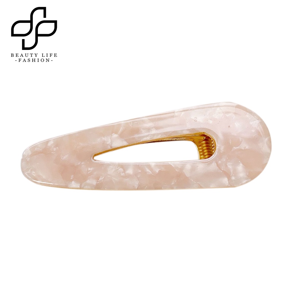 1 Kẹp Tóc Acrylic Họa Tiết Đá Hoa Cương Thời Trang