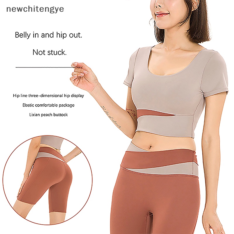 Bộ Đồ Tập Yoga Lưng Cao Không Đường May Thời Trang Cho Nữ