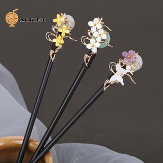 Trâm cài tóc MKEB hình hoa phong cách Trung Quốc cổ điển cho nữ