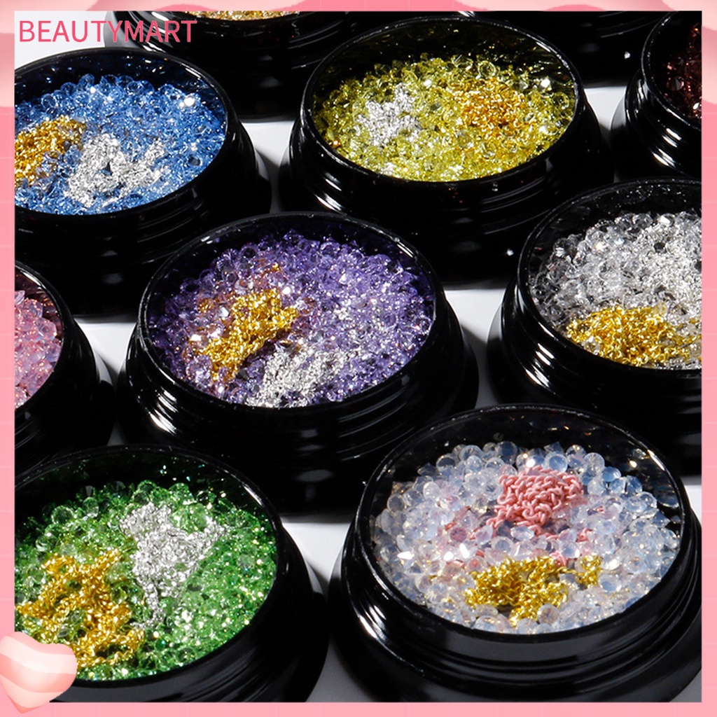 1 Hộp Đá 3D Trang Trí Móng Nghệ Thuật