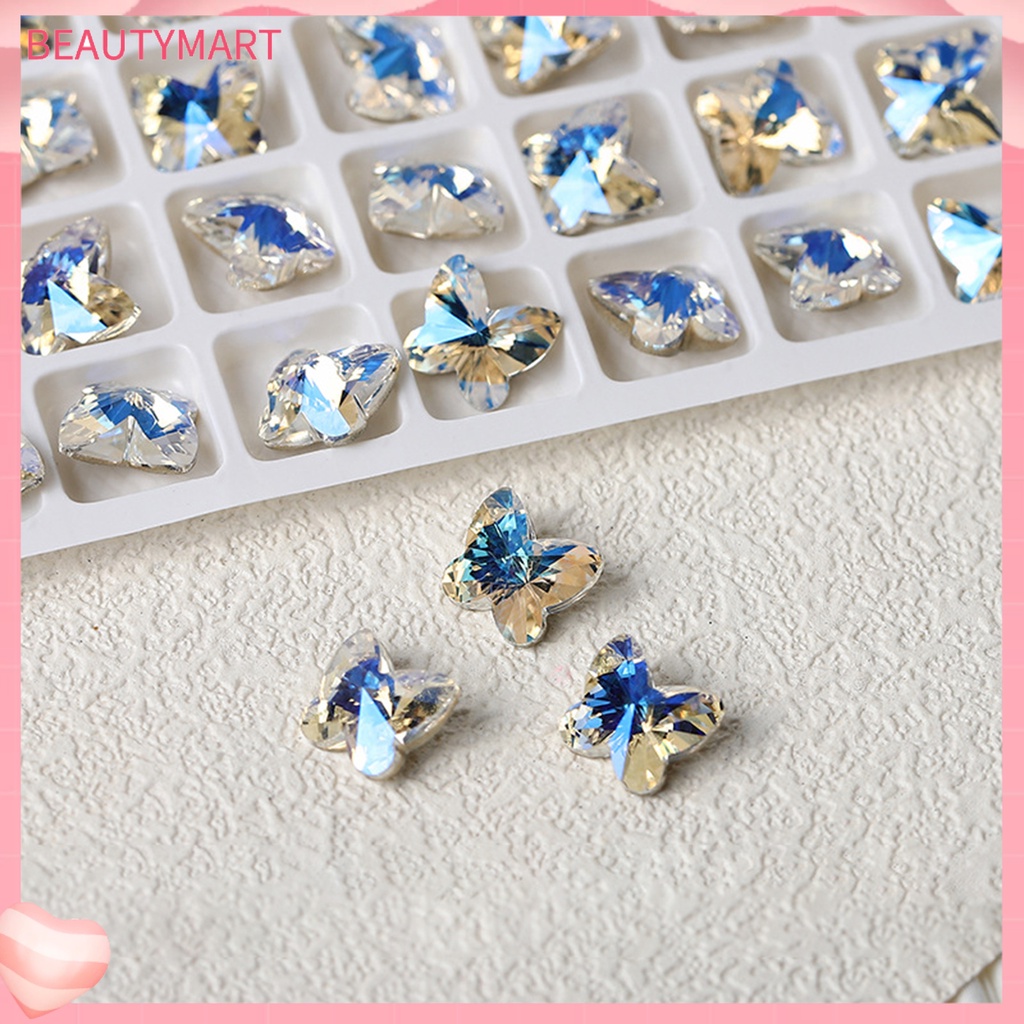 Set 2 / 3 Phụ Kiện 3D Đính Đá Trang Trí Móng Tay Sang Trọng Cho Nữ