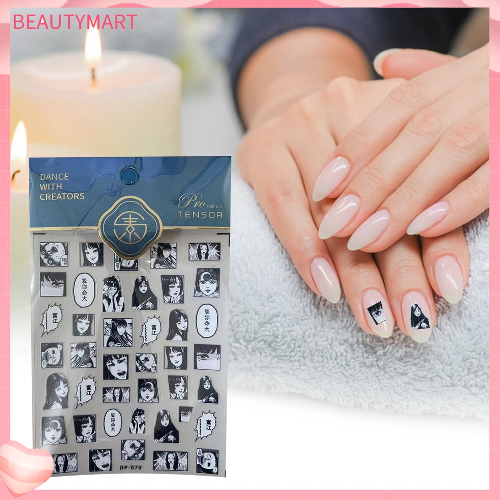 Miếng Dán Trang Trí Móng Tay Tự Dính Siêu Mỏng Họa Tiết Tinh Tế Quyến Rũ Dễ Sử Dụng