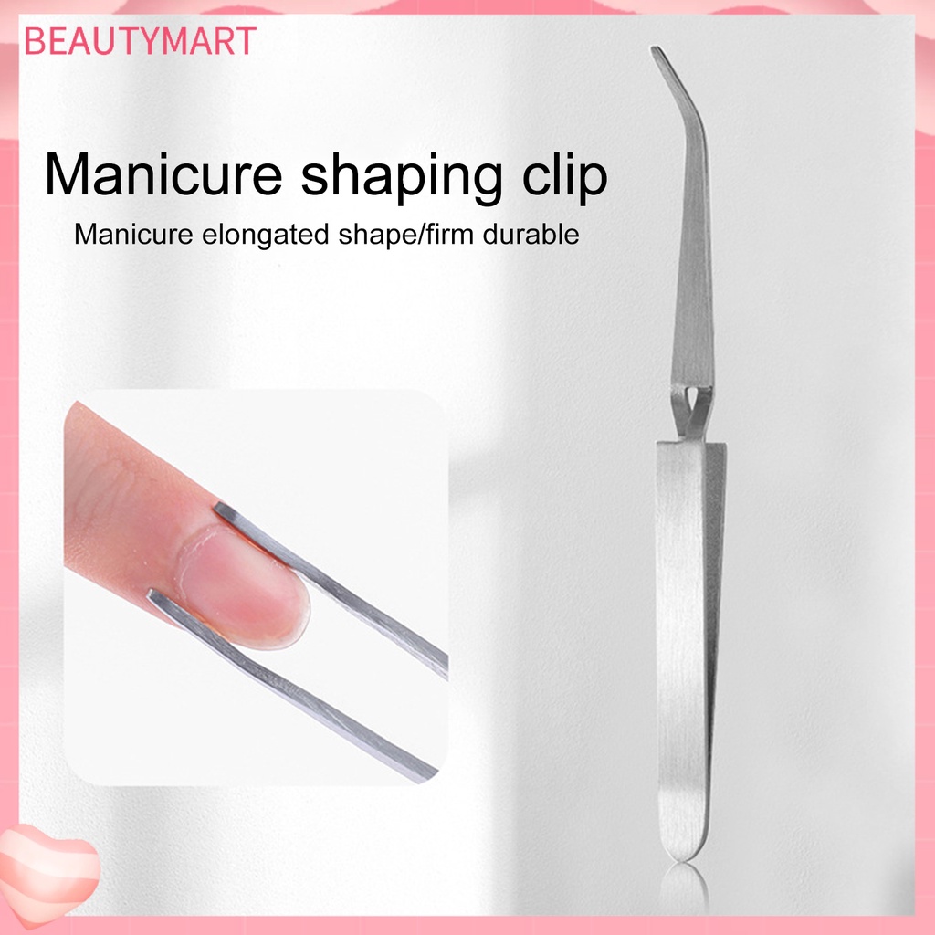 Nhíp Cong Bằng Thép Không Gỉ Không Biến Dạng Hỗ Trợ Làm Móng