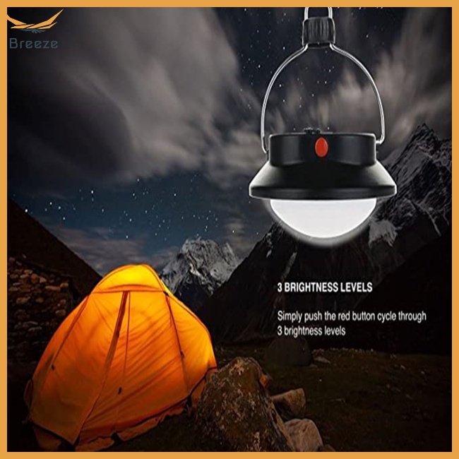 Đèn Led Cắm Trại Siêu Sáng 3 Chế Độ Kèm Móc Tiện Dụng