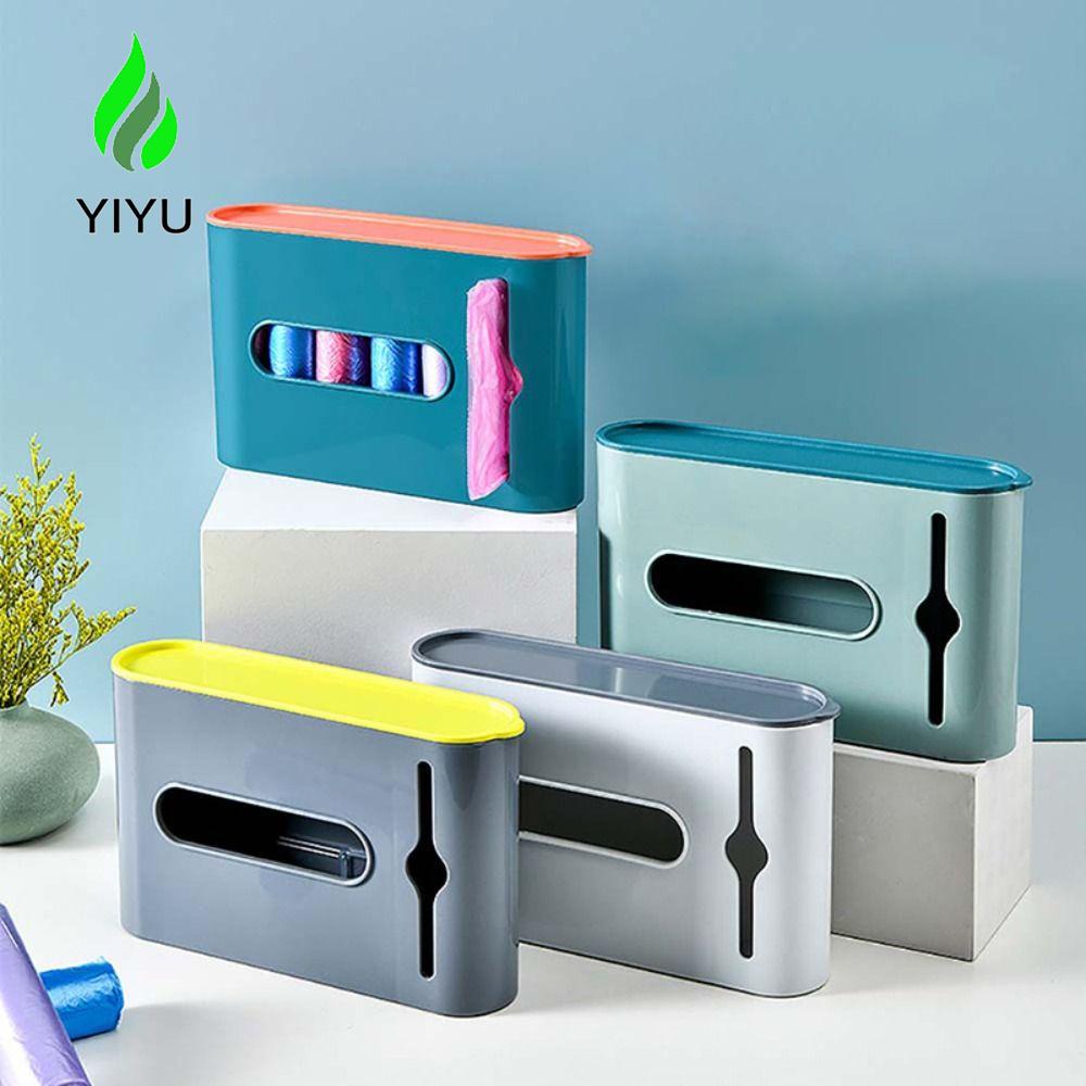 Hộp đựng túi rác YIYU treo tường bằng nhựa đa năng chất lượng cao cho nhà bếp nhà tắm