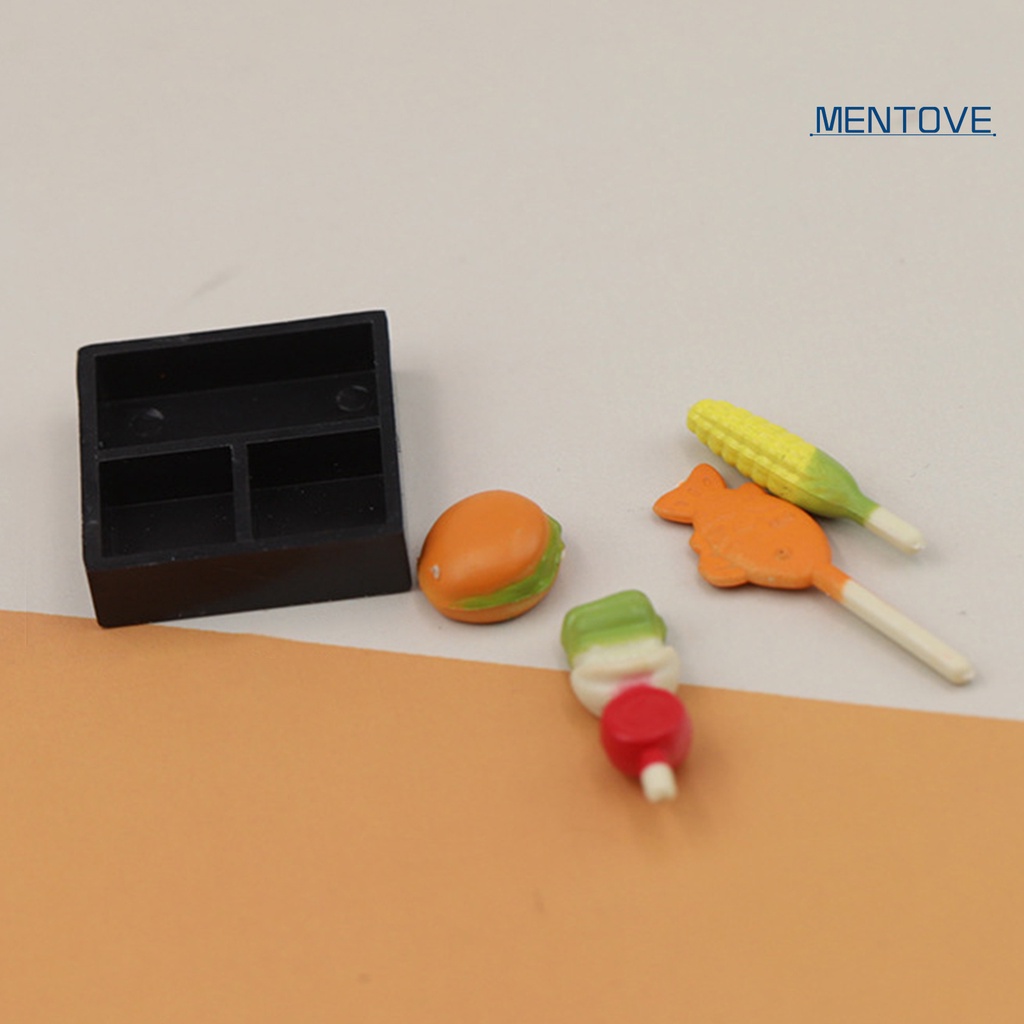 Mô Hình Xiên Thức Ăn Tỉ Lệ 1: 12 Trang Trí Nhà Búp Bê