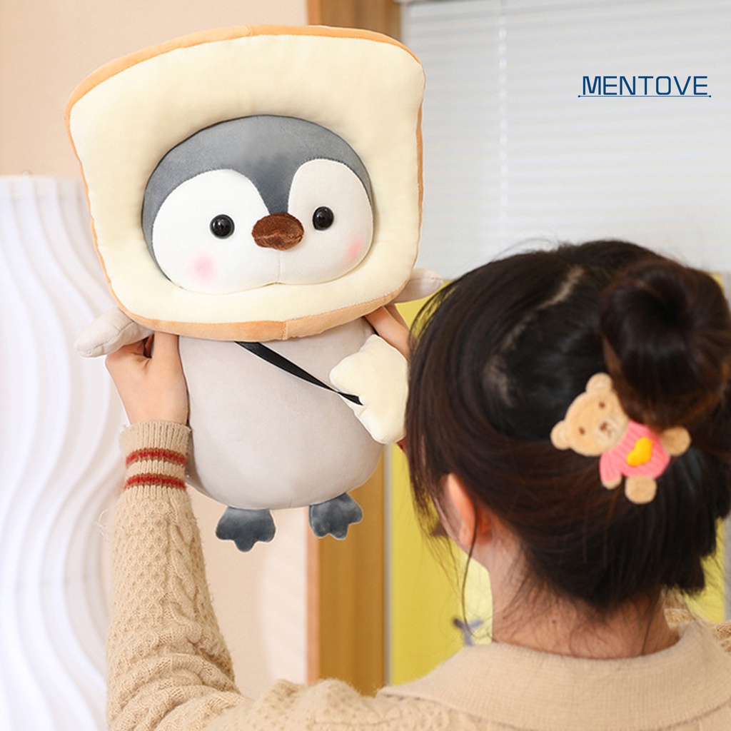 [MT] Chim Cánh Cụt Nhồi Bông Hoạt Hình Biểu Tượng Cảm Xúc Sống Động Siêu Mềm PP Cotton Làm Quà Tặng Sinh Nhật