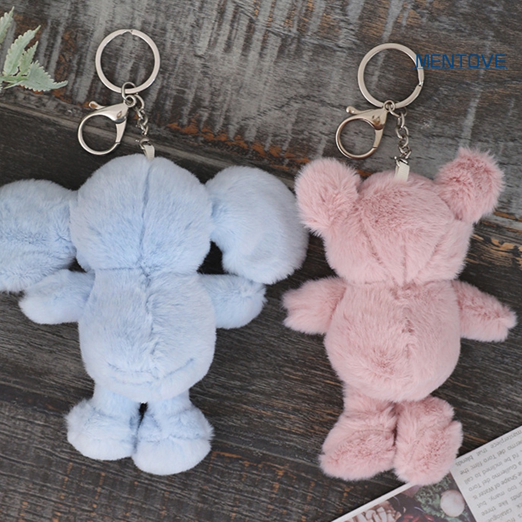 [MT] Móc Chìa Khóa Hình Búp Bê Động Vật Hoạt Hình Tai To Nhồi Bông Mềm Mại Thoải Mái Trang Trí Túi Xách / Điện Thoại