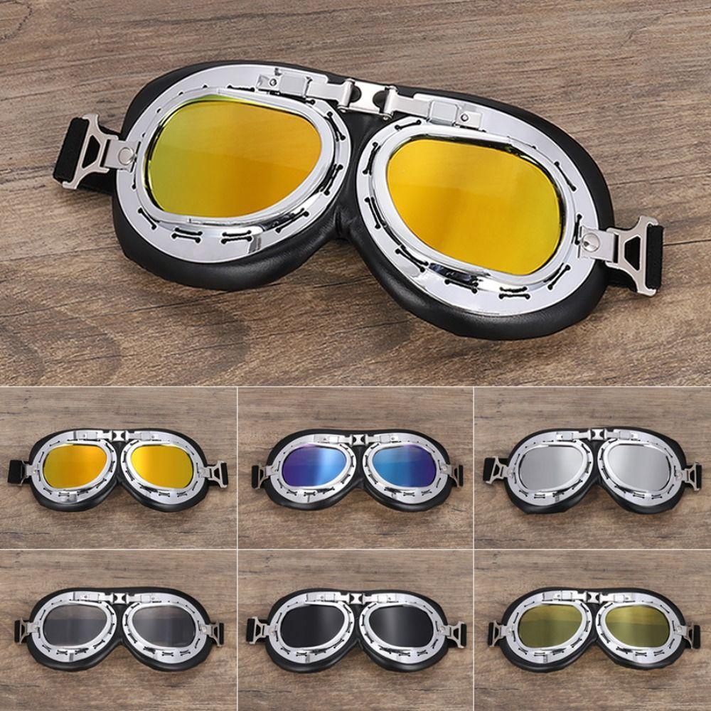 Kính Mát Hiệp Sĩ Gafas Knight Chắn Gió Phong Cách Steampunk Cổ Điển Cho Xe Đạp / Xe Máy