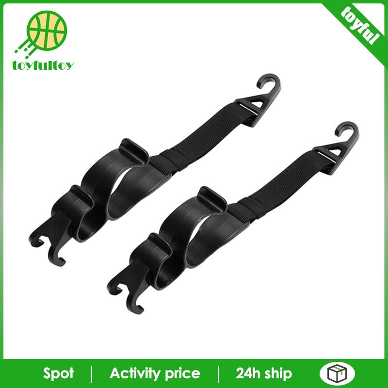 Bộ 2 Móc Treo Đồ Chơi Gắn Gối Tựa Đầu Xe Hơi Tiện Dụng