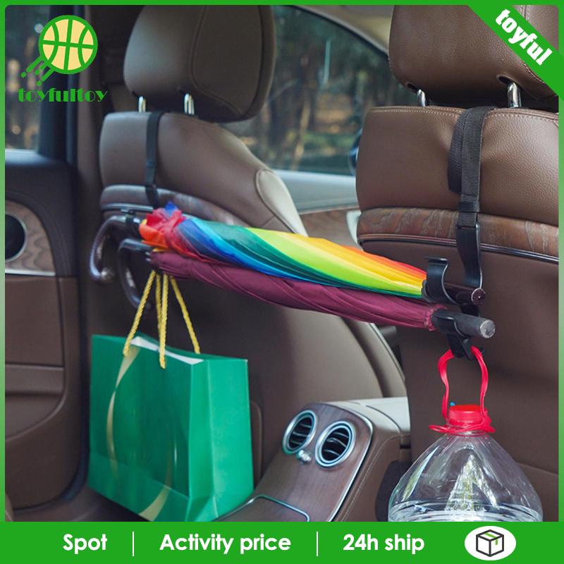 Bộ 2 Móc Treo Đồ Chơi Gắn Gối Tựa Đầu Xe Hơi Tiện Dụng