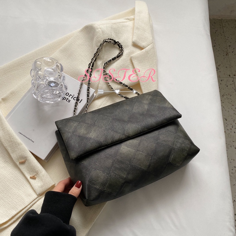 SISTER  túi xách nữ Hàn Quốc thời trang cá tính 2023 new L21T0VJ