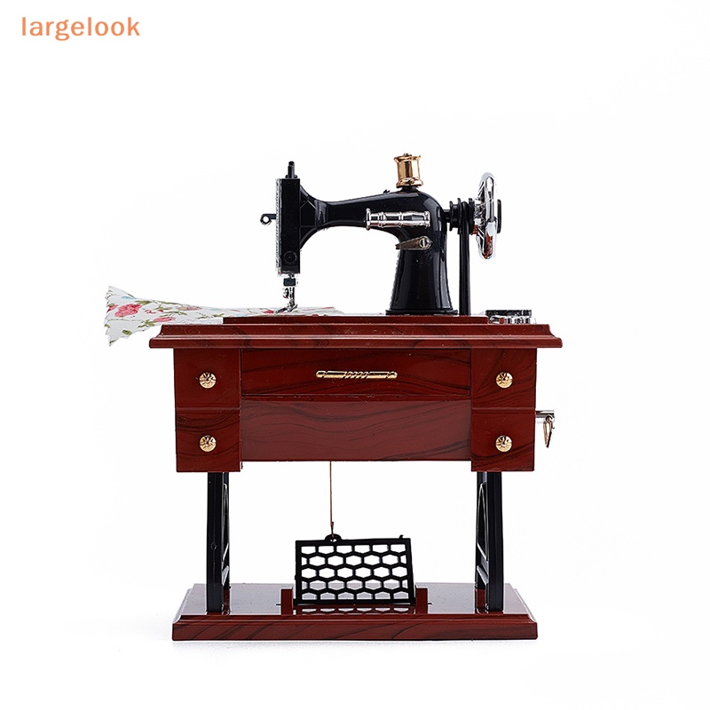 Hộp Nhạc Hình Máy May Phong Cách Retro Trang Trí Nhà Cửa