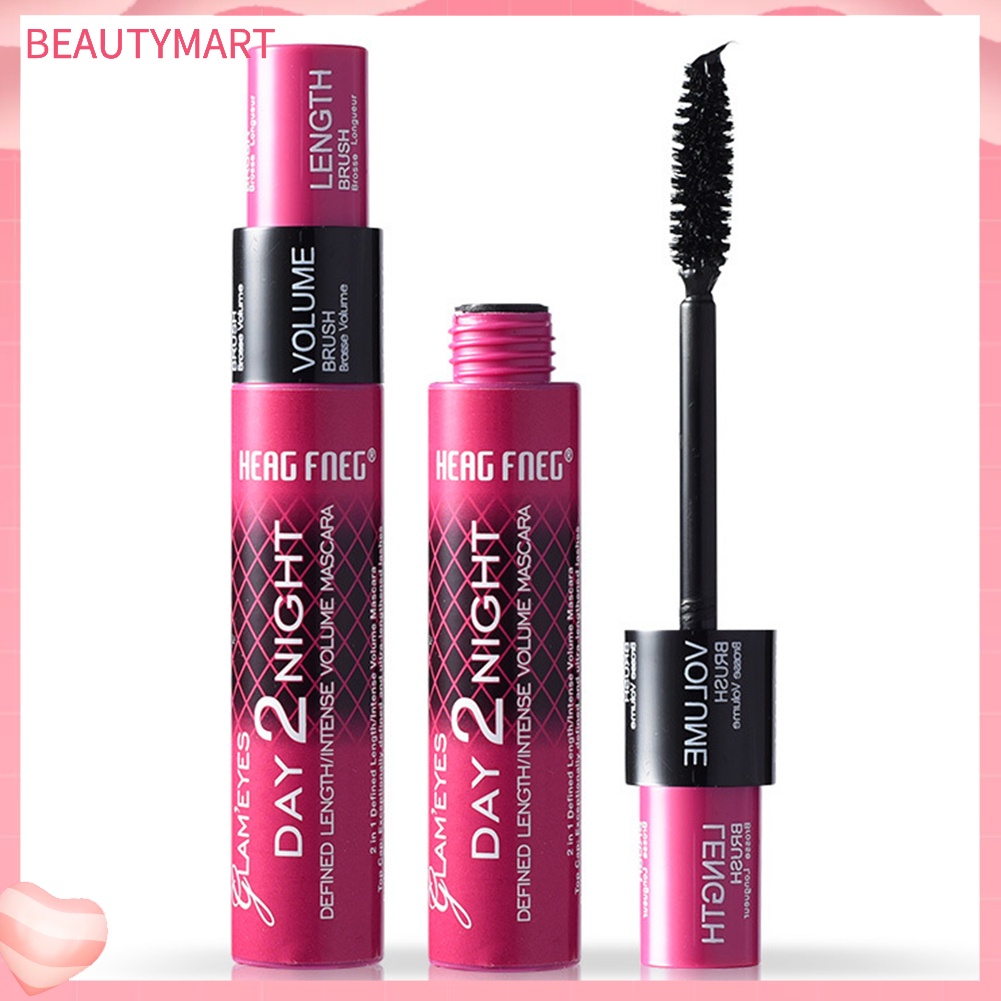 Mascara beautymart 2 Trong 1 Chống Thấm Nước Không Nhòe Chuốt Dài Dày Và Cong Mi
