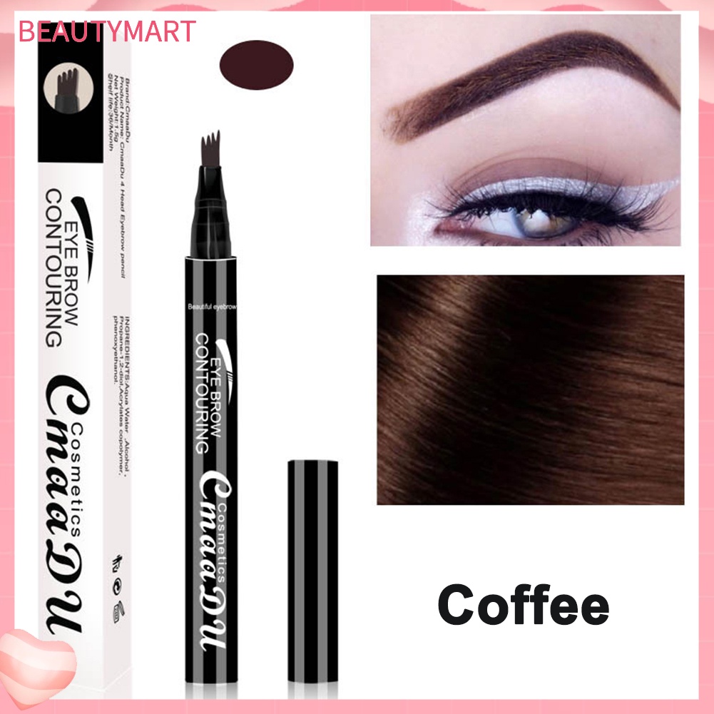 Bút Kẻ Mày CmaaDu Dạng Lỏng Lâu Trôi Chống Thấm Nước