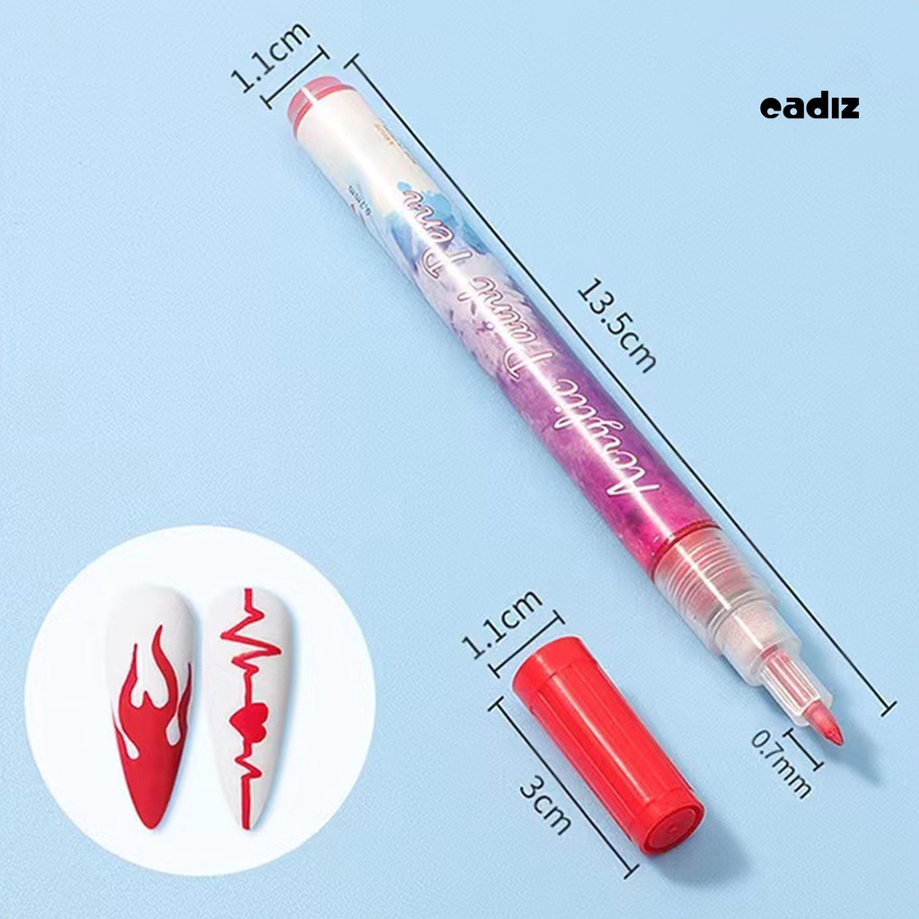 Set 12 Bút Vẽ Móng Nghệ Thuật Nhanh Khô Chống Thấm Nước