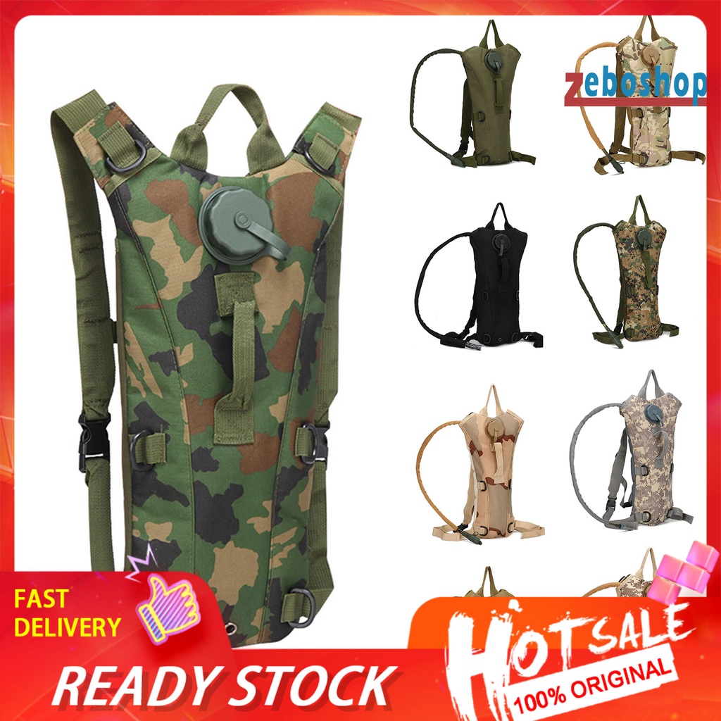 Zeboshop Túi Đựng Nước 3L Họa Tiết Rằn Ri Unisex Tiện Dụng Khi Đi Xe Đạp Leo Núi