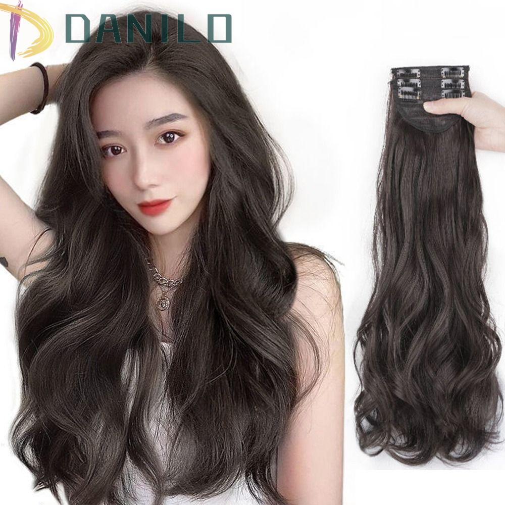 Bộ 3 Tóc Giả DANILO Dài Xoăn Tự Nhiên Không Đường May Chịu Nhiệt