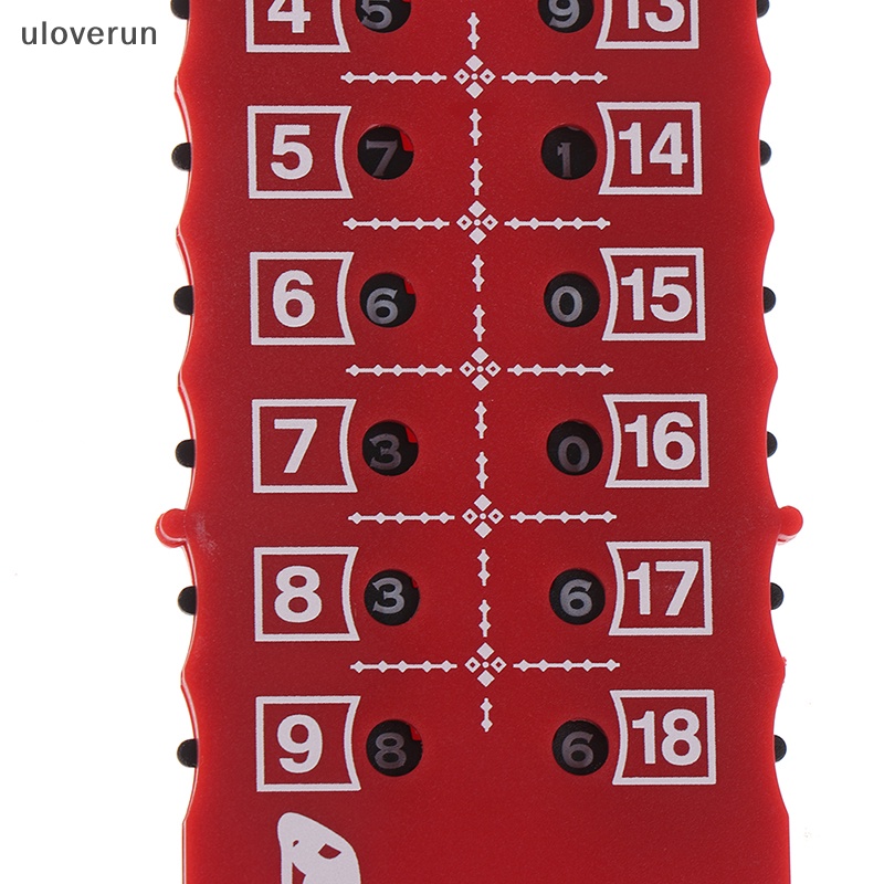 1 Thẻ Đánh Golf uloverun 18 Lỗ Kèm Móc Khóa Tiện Lợi
