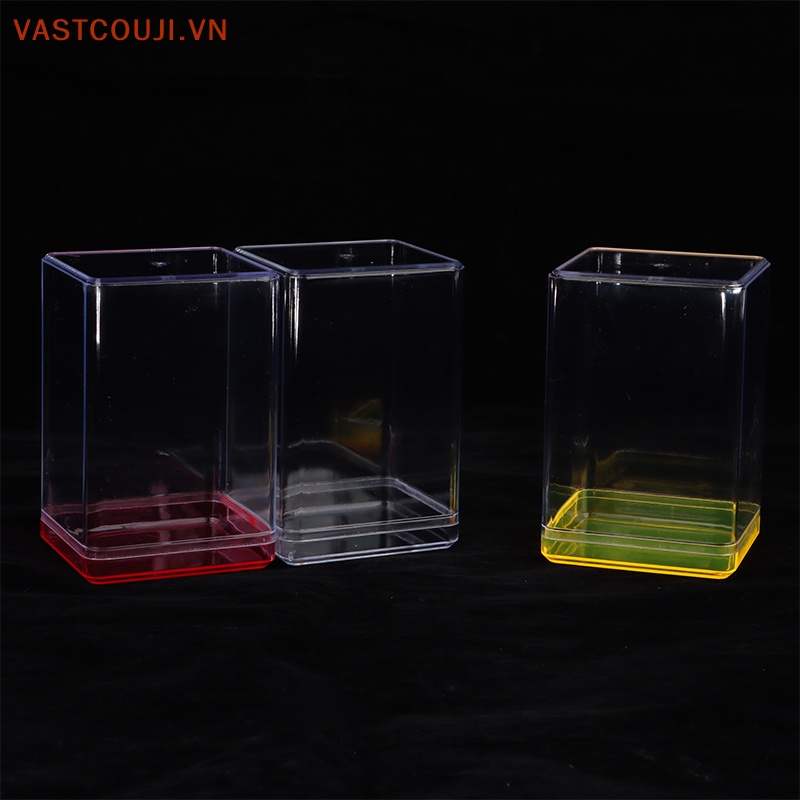Hộp Đựng Mô Hình VASTJI Hình Vuông Trong Suốt Trưng Bày DIY Cho Bé