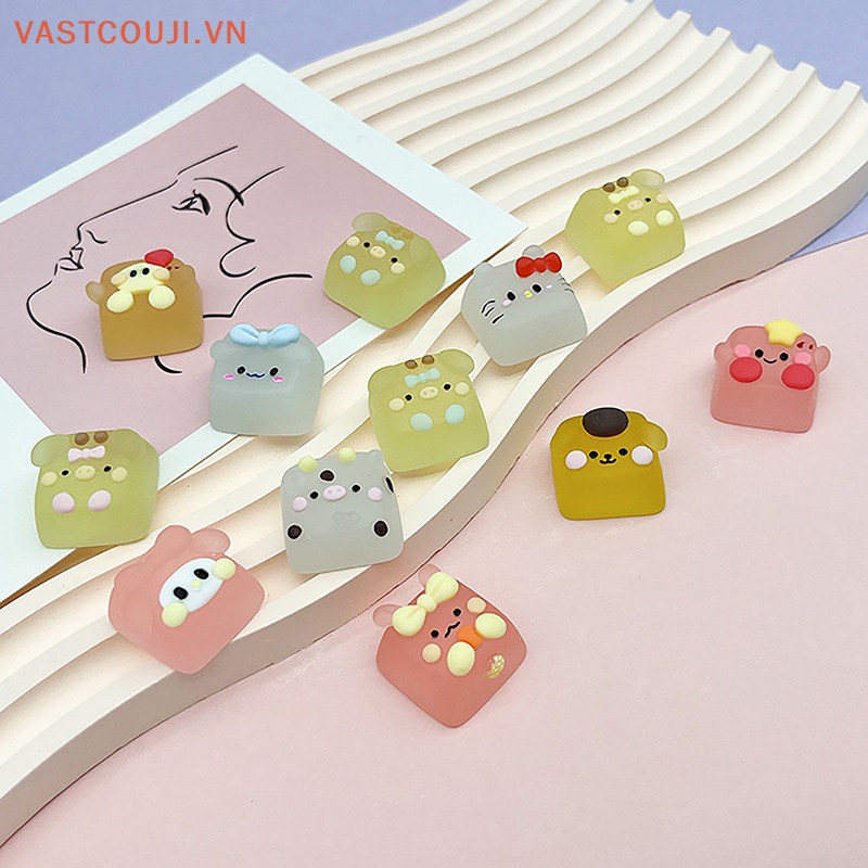 Set 10 Kẹp Tóc Nhựa Hình Cinnamoroll Dễ Thương