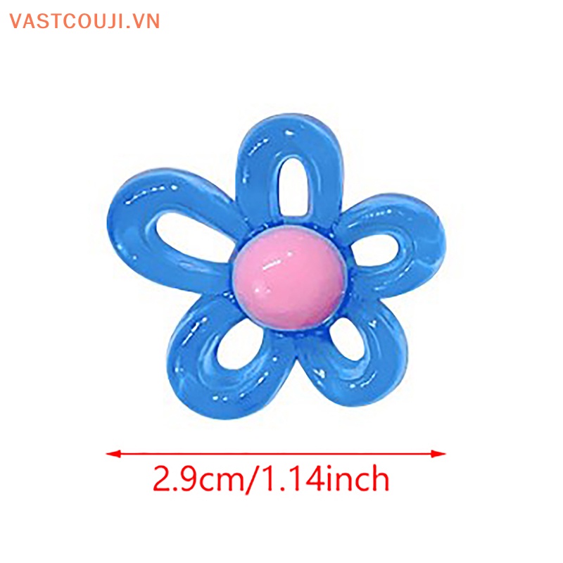 Set 10 Hộp Đựng Vật Liệu Resin Trong Suốt Họa Tiết Hoa Rỗng DIY