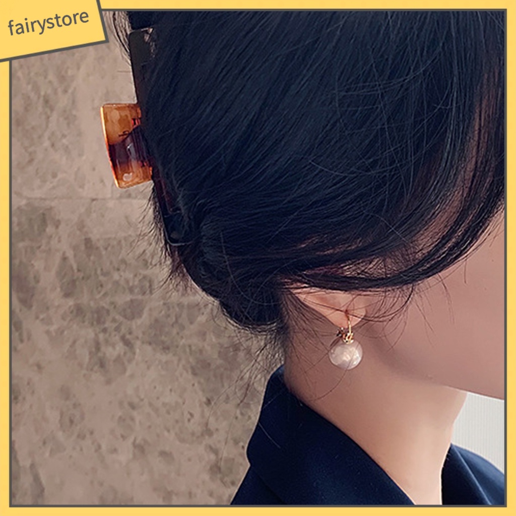 [FRO] 1 Đôi Bông Tai Đính Ngọc Trai Giả Tinh Tế Bắt Mắt Thích Hợp Cho Hoạt Động Ngoài Trời