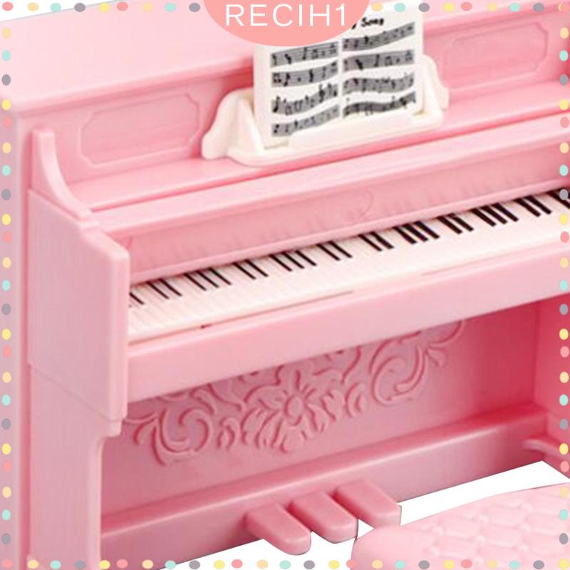 Mô Hình Đàn Piano Mini Trang Trí Nhà Búp Bê Thu Nhỏ