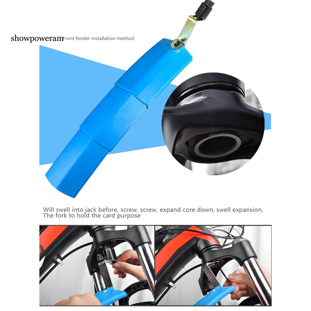 Tấm Chắn Bùn Trước Sau Bằng Nhựa Cho Xe Đạp Leo Núi