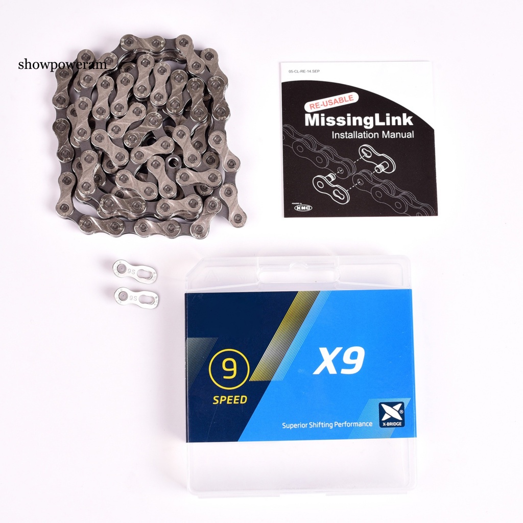 Dây Xích Xe Đạp Leo Núi 116 Mắt Tốc Độ 9 / 27 Siêu Nhẹ SPM