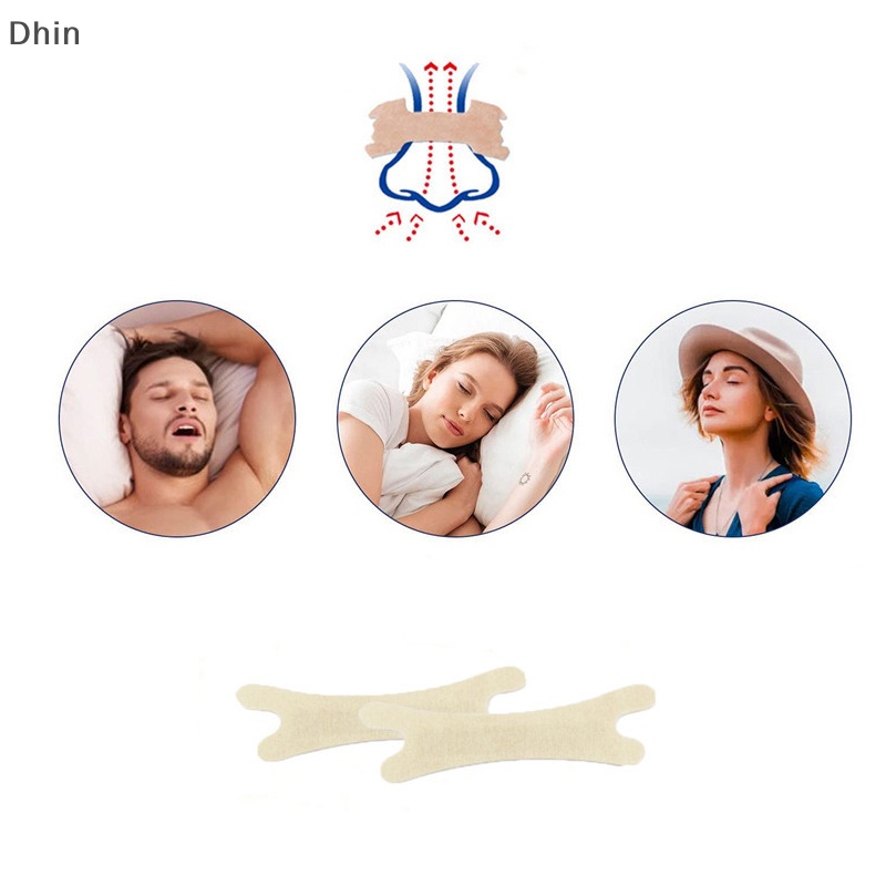 Bộ 100 Miếng Dán Mũi Chống Ngáy Giảm Ngáy Tiện Dụng