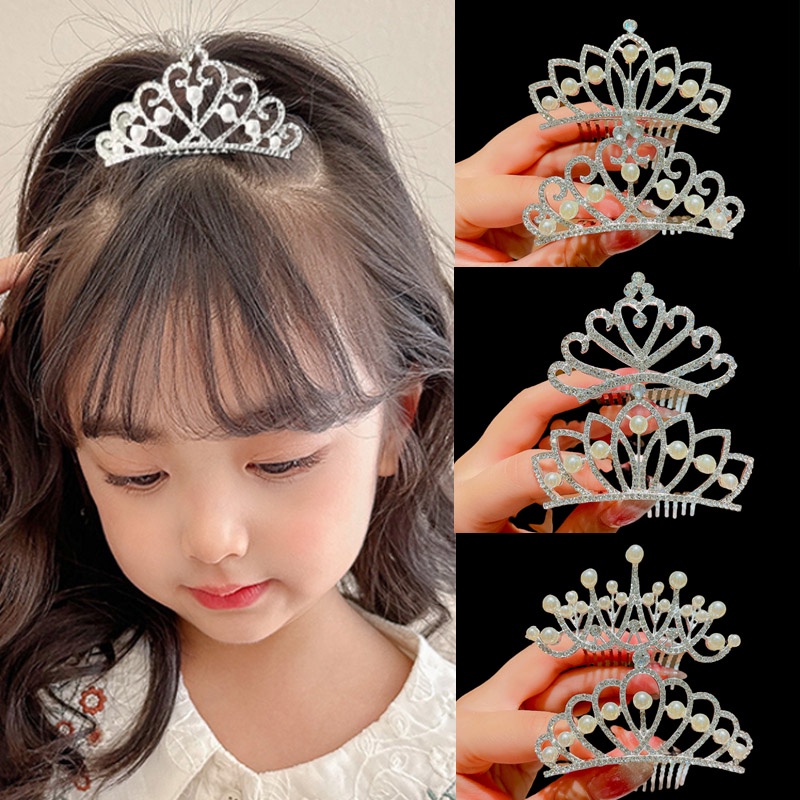 Vương Miện Công Chúa Aisha Xinh Xắn Cao Cấp Cho Bé Gái