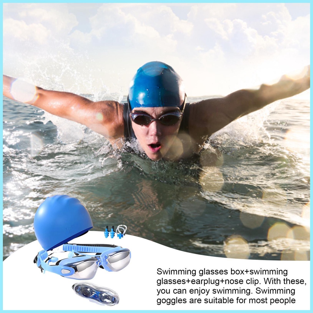 Kính Bơi Chống Thấm Nước Chống Rò Rỉ Tiện Dụng Cho Người Lớn