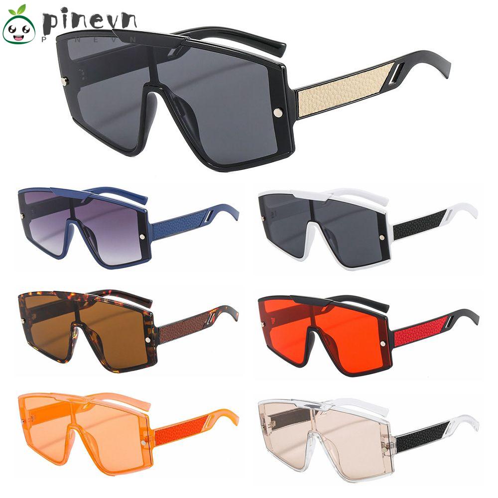 Kính Mát Một Mảnh Chống Tia UV400 Phong Cách Hip Hop Cho Nam