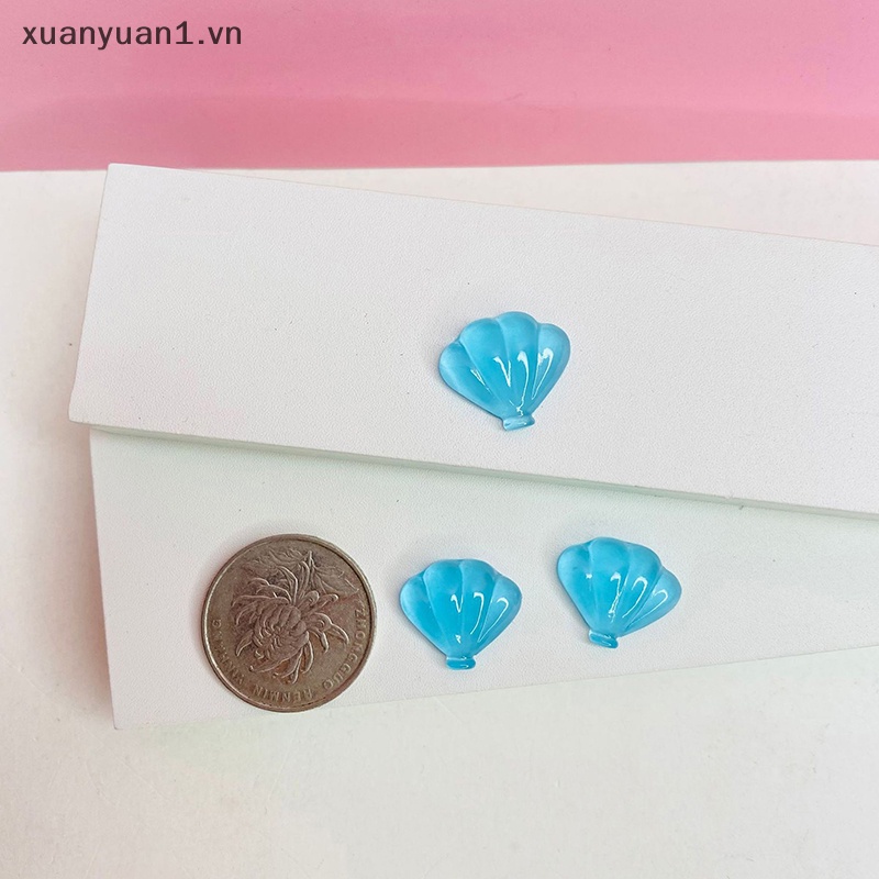 Set 10 Hạt Cườm Nhựa Resin Mini Họa Tiết Hoạt Hình 3D Phát Quang Trang Trí Sổ Tay DIY