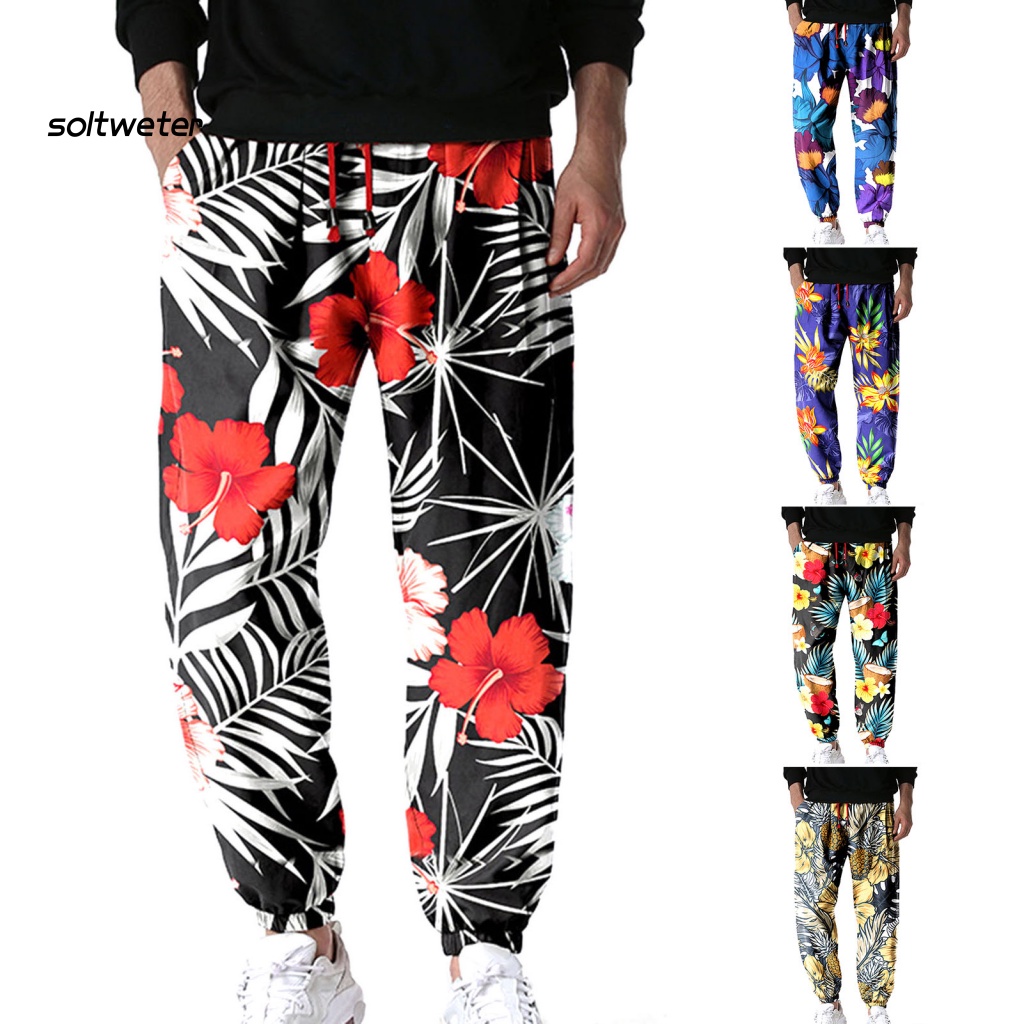 Quần Jean Dài In Họa Tiết Phong Cách Bohemian Thời Trang Cho Nam