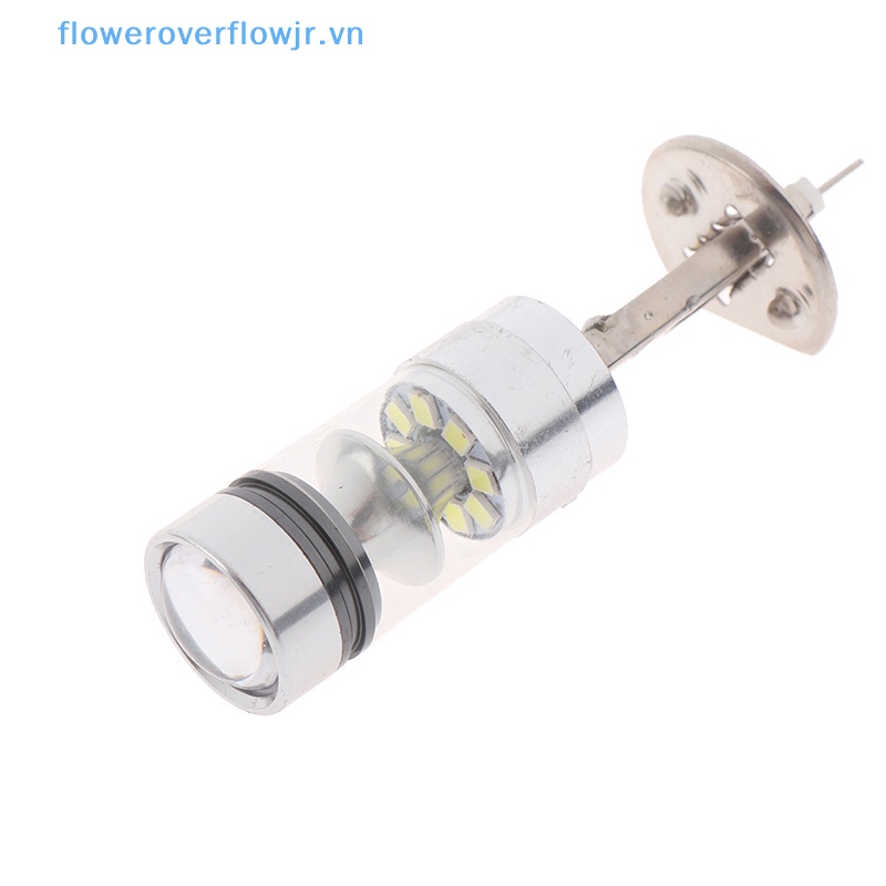 2 Bóng Đèn Pha H1 100W 6000K Ánh Sáng Trắng 1000LM Cho Xe Hơi