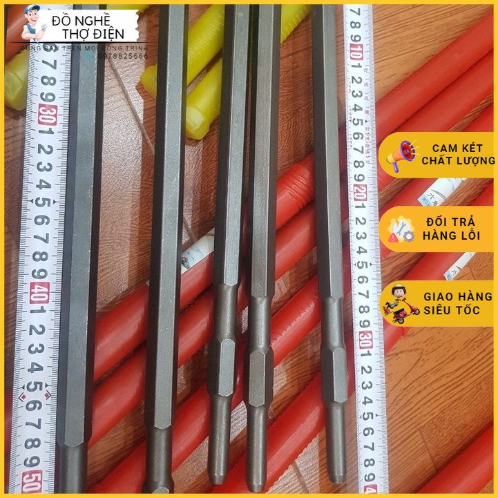 MŨI ĐỤC BÊ TÔNG Φ17MM DÀI 40CM - 60CM _ DÙNG CHO LOẠI MÁY 1 CHỨC NĂNG CHUYÊN ĐỤC