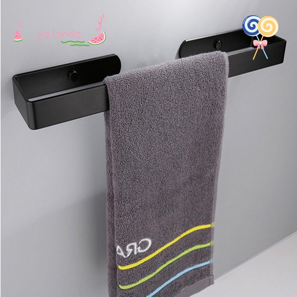 Giá Đỡ Khăn Tay Gắn Tường Tự Dính Kèm Ốc Vít Tiện Dụng