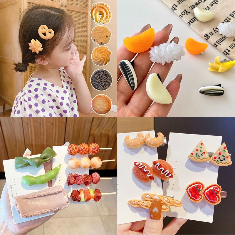 Kẹp Tóc Hình Bánh Quy Dễ Thương