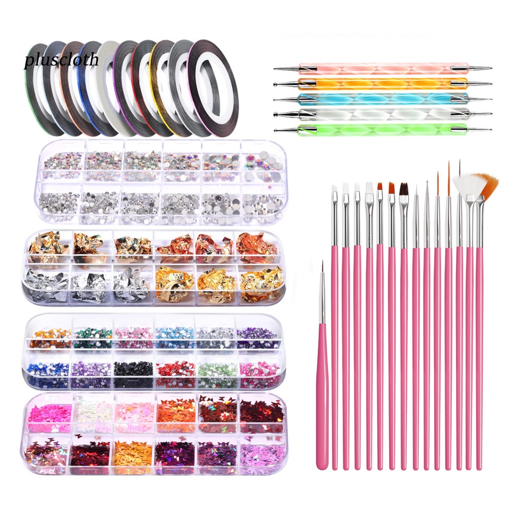 1 Set Bút Trang Trí Móng Tay Nghệ Thuật Cho Nữ