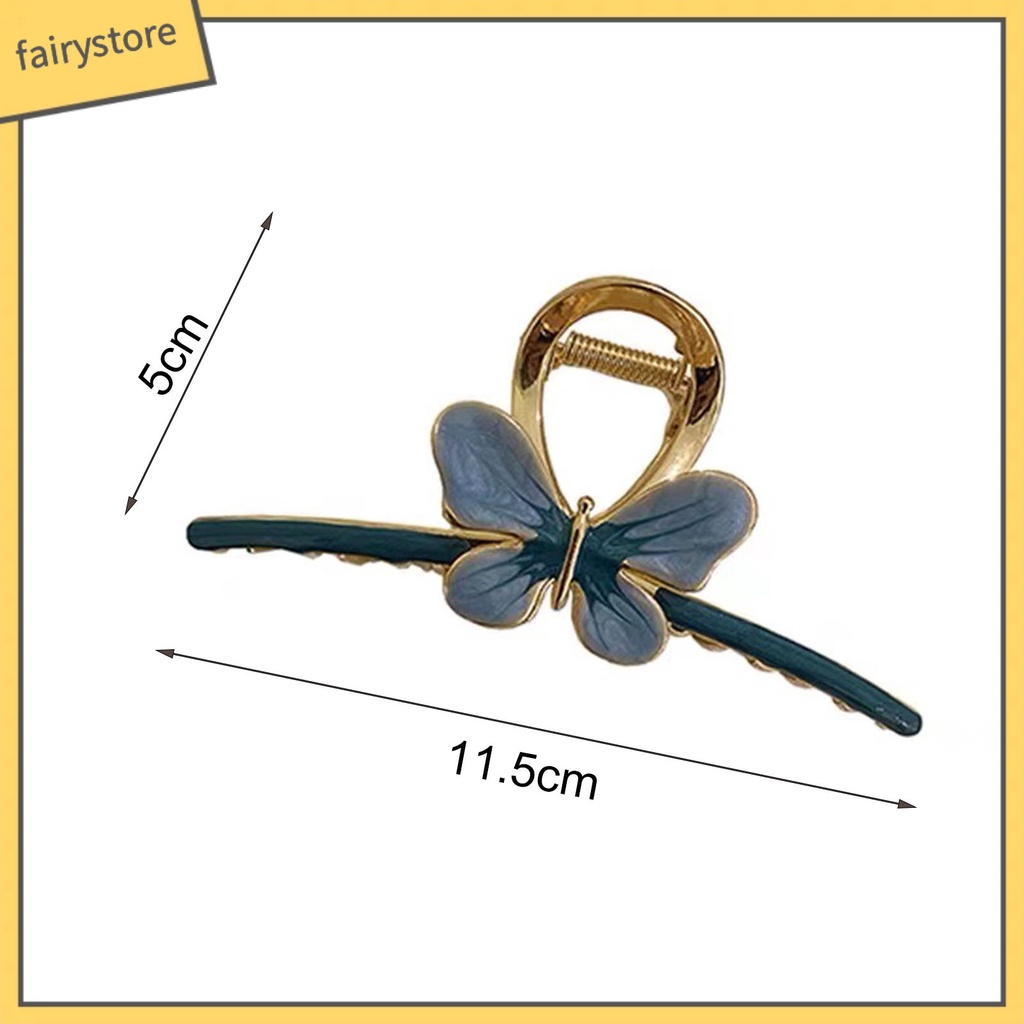 Kẹp Tóc Hình Bướm Bằng Kim Loại Dễ Thương Tối Giản Cho Nữ