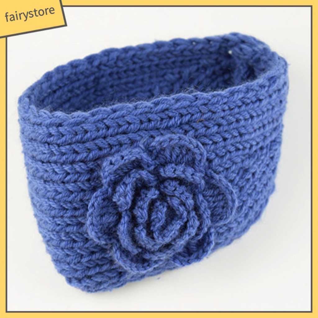 Băng Đô Dệt Kim Cài Nút Giữ Ấm Thoải Mái Cho Nữ