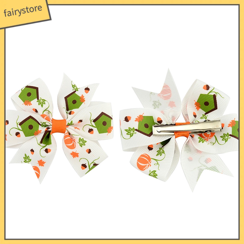 Kẹp Tóc Nơ Mềm Mại Có Gân Chống Trượt Hóa Trang Halloween Cho Người Lớn Và Trẻ Em