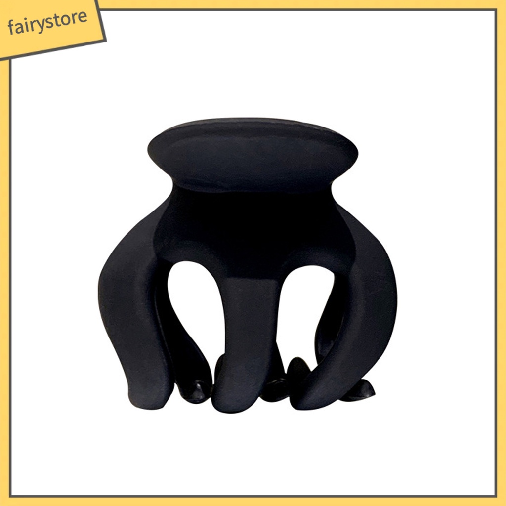 Kẹp Tóc Càng Cua Chống Trượt Màu Sắc Trơn Đơn Giản Cho Nữ