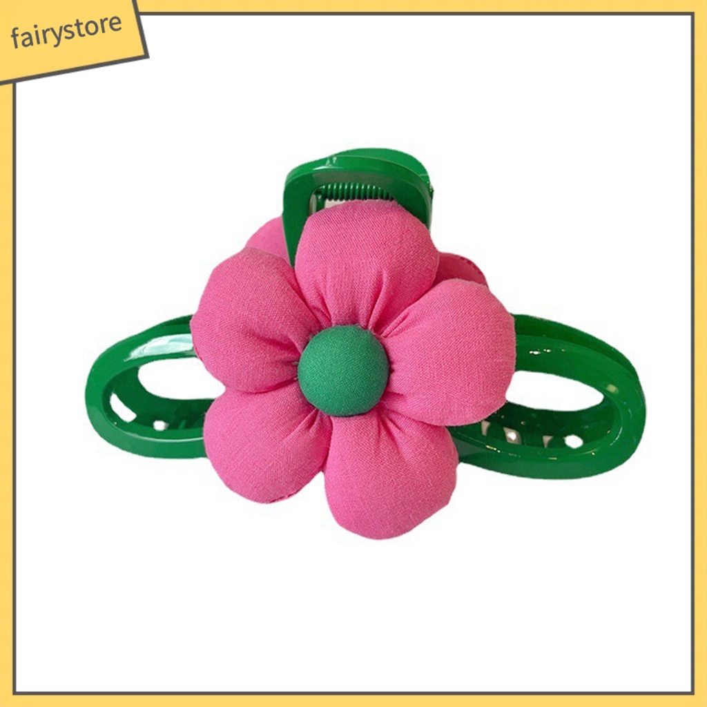 Kẹp Tóc Hình Hoa Hai Mặt Chống Trượt Thiết Kế Tinh Tế Cho Nữ