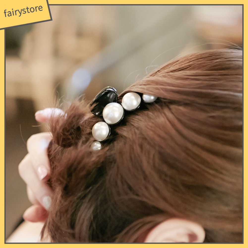 Kẹp TóC PhốI HạT NgọC Trai Giả ThờI Trang Cho Nữ