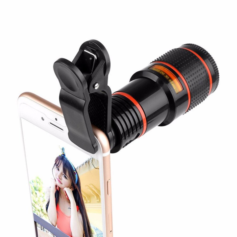 8,12,14 Times Mobile Phone Telephoto Lens Hd Camera Zoom External Phone Lens