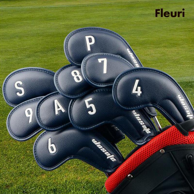 Set 9 Vỏ Bọc Đầu Gậy Đánh Golf Bằng Sắt Chuyên Dụng