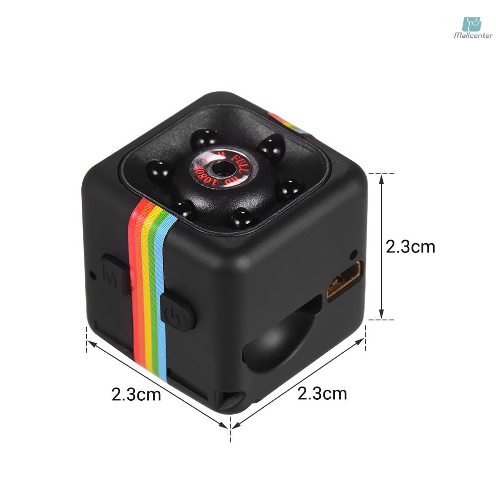 Mini Cube Camera 1080P Video 120°  Wide Angle 32GB Extended Memory Built-in Battery